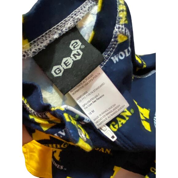 Michigan Wolverines, bundle. Michael Jordan hat with infant 18M clothing​ - Picture 4 of 14